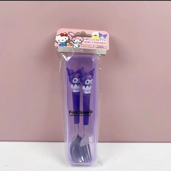 Hello Kitty Kitchen Kuromi Stainless Steel Cutlery Set Poshmark